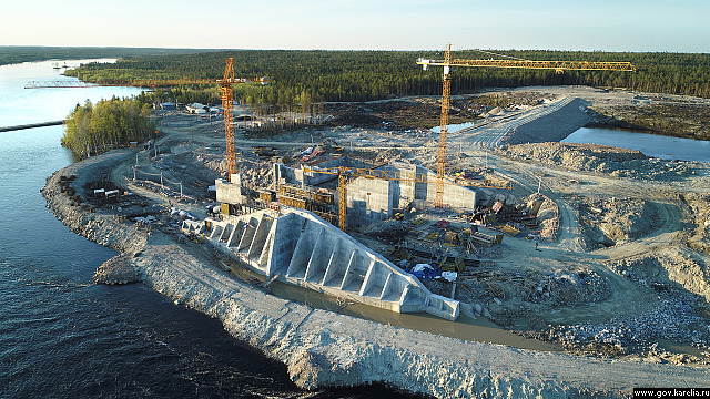 Строительство Белопорожских МГЭС: вести со строительной площадки