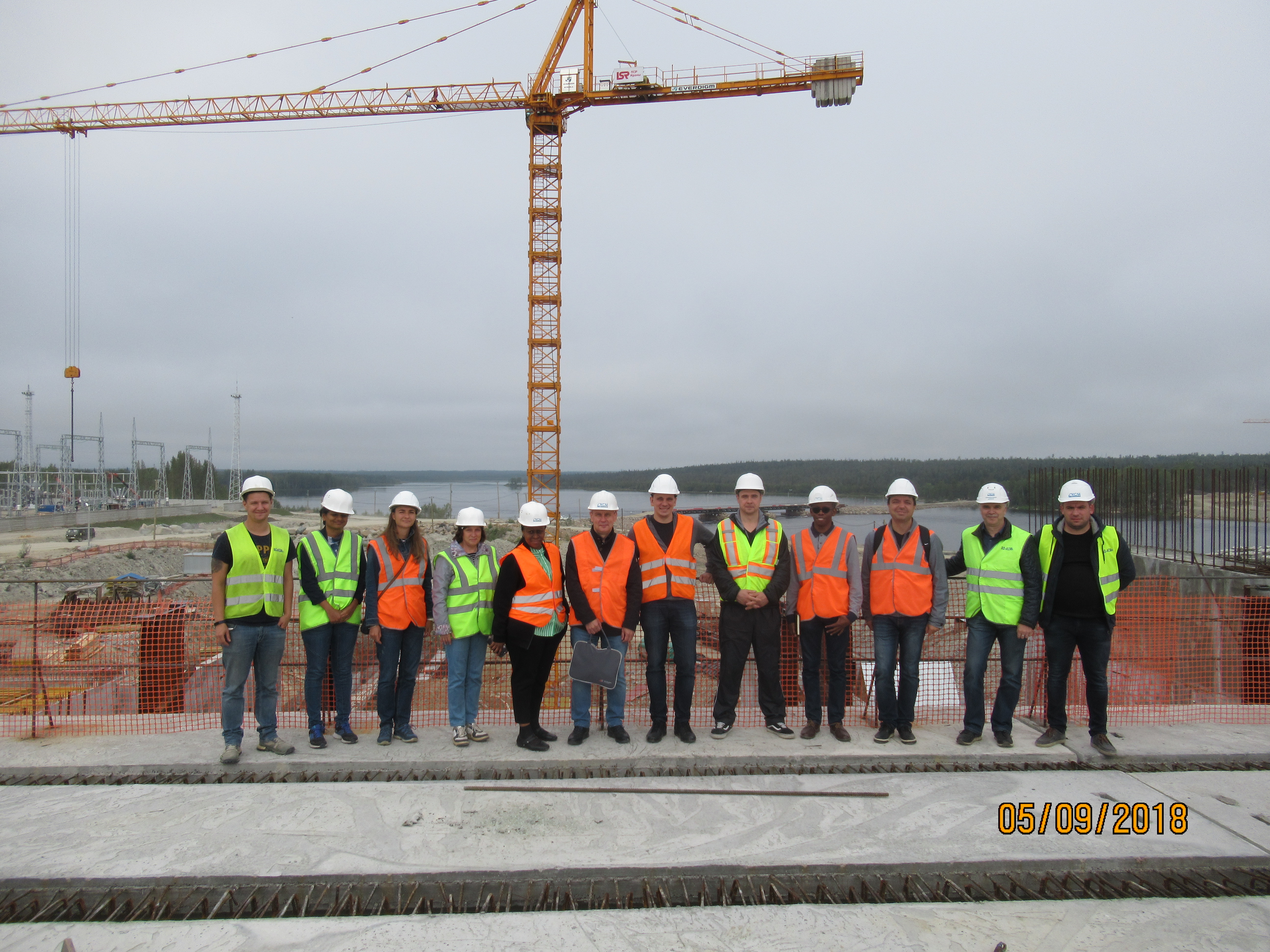 Банк БРИКС посетил строительную площадку Белопорожских ГЭС